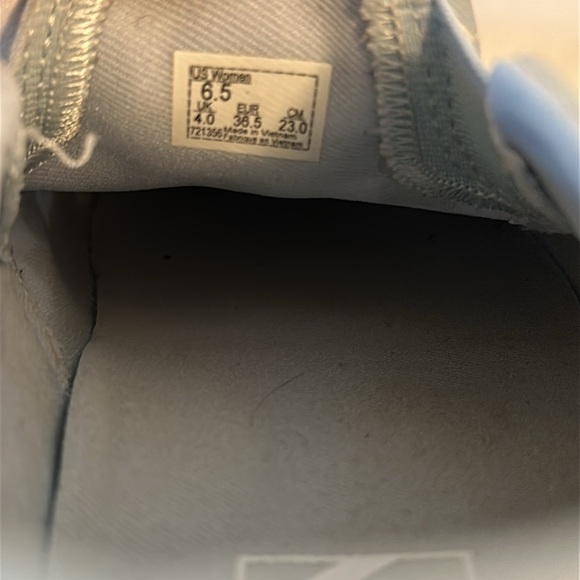 VANS Slip Ons Checkered White and Light Blue, Women’s Size 6.5 - Picture 7 of 8